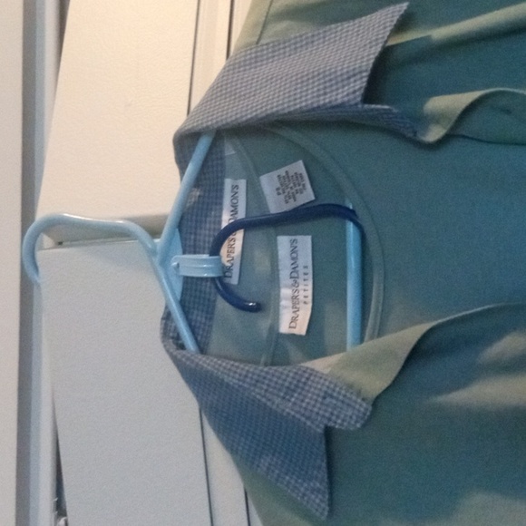 DRAPERS AND DAMONS 3 PIECE SET BLUE/GREEN PETITE SMALL NWOT - Picture 3 of 9